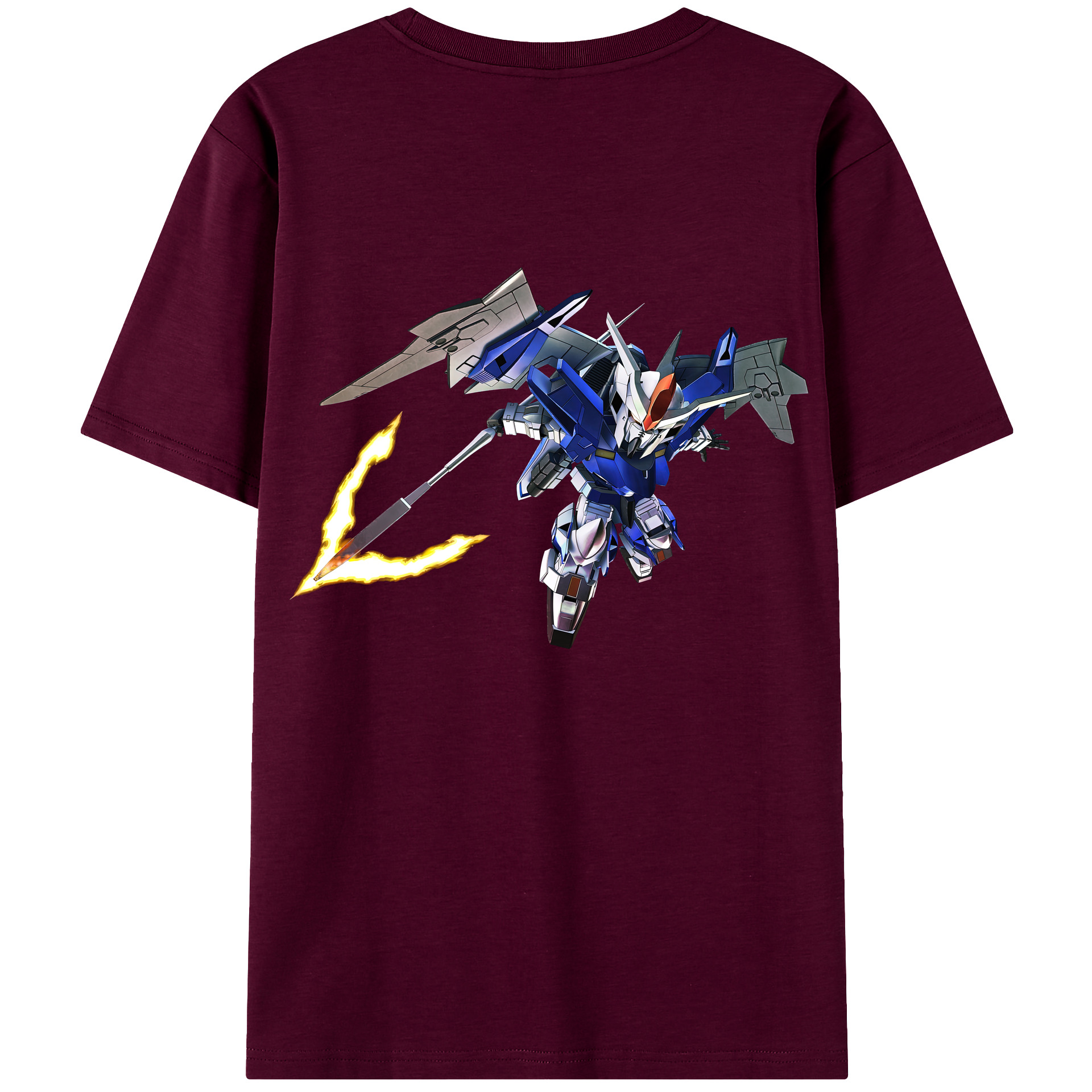 （画像用） 機動戦士ガンダム Mobile Suit Gundam レディース半袖Tシャツ(バックプリント)